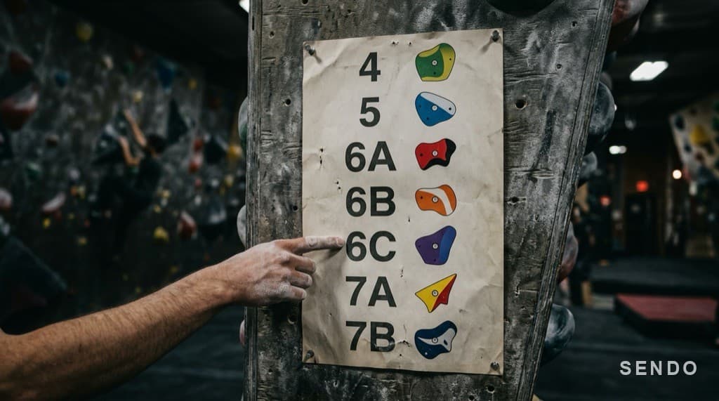 Font scale shown on the wall